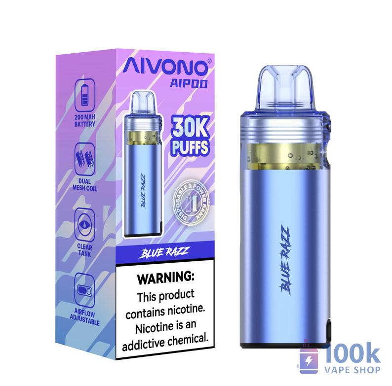 Aivono AIM AIPOD 30000 Disposable Vape - 30K Puffs, Rechargeable & Adjustable Airflow - Obrázek 2