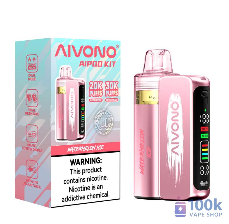 Aivono AIM AIPOD KIT 30000 Disposable Vape - Dual Mode, 850mAh, 10ml - Imagem 5