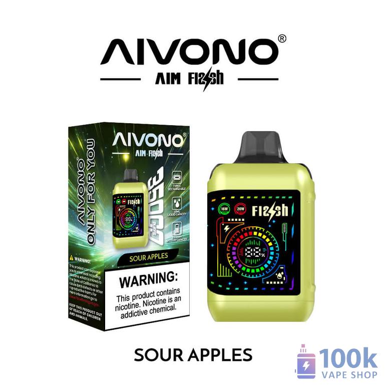 Aivono AIM Flash 35K Disposable Vape: 35,000 Puffs, Rechargeable & Flavor-Rich - Image 5
