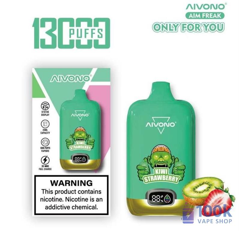 Aivono AIM FREAK 13000 | 13,000 Puff Rechargeable Vape with Mesh Coil - Slika 5