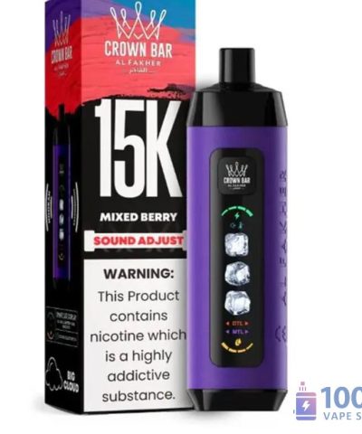 Alternative view of Alfakher ICE ADJUST 15000 Disposable Vape – Dual Modes, LED Display, 15K Puffs