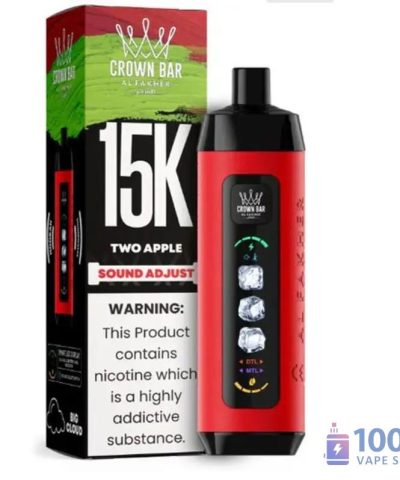 Alfakher ICE ADJUST 15000 Disposable Vape – Dual Modes, LED Display, 15K Puffs