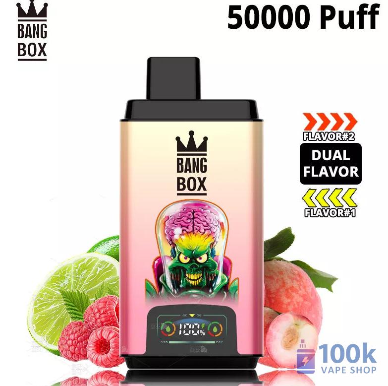 Bang Box 50000 Puffs Vape de unică folosință | 45mL E-liquid | Bobină Dual Mesh