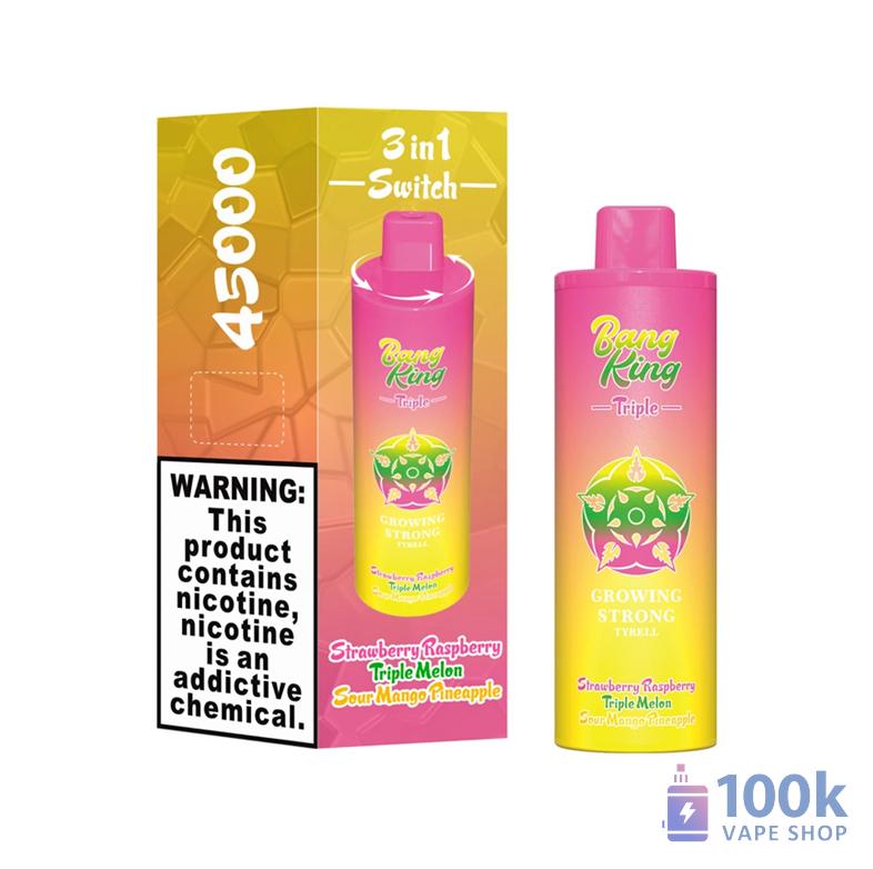 Bang King 45000 Puffs Triple Flavors Disposable Vape | 45ml Rechargeable - Obrázek 4