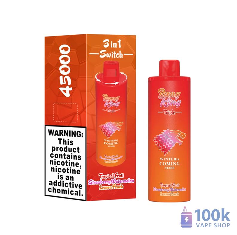 Bang King 45000 Puffs Triple Flavors Disposable Vape | 45ml Rechargeable - Obrázek 3
