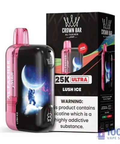 Alternative view of Crown Bar Alfakher 25000 Ultra Disposable Vape - 25K Puffs, 22mL, Mesh Coil