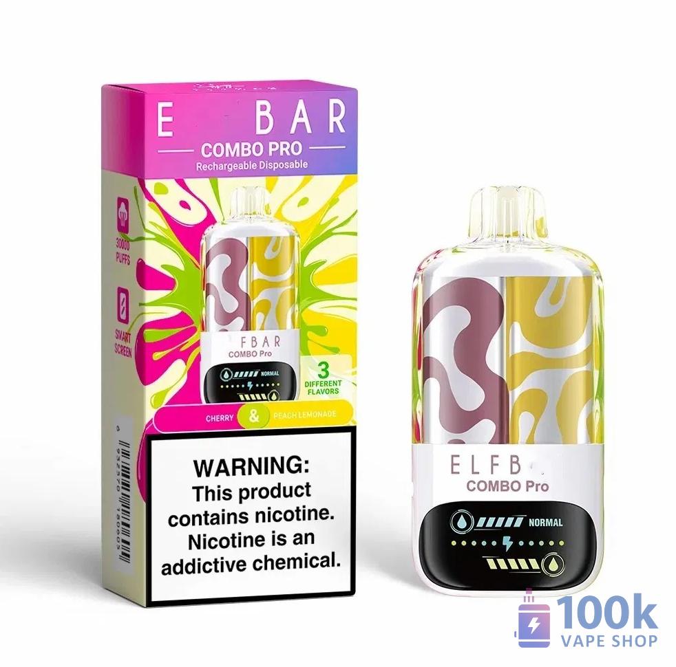 Elfbar Combo Pro 30000 - Rechargeable Disposable Vape with 30,000 Puffs - Image 3