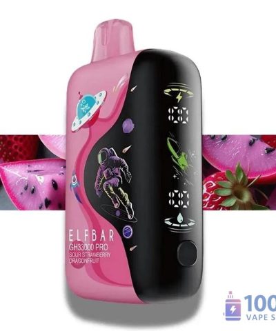 Alternative view of Elfbar GH33000 Pro Disposable Vape with 33,000 Puffs and Rechargeable Battery