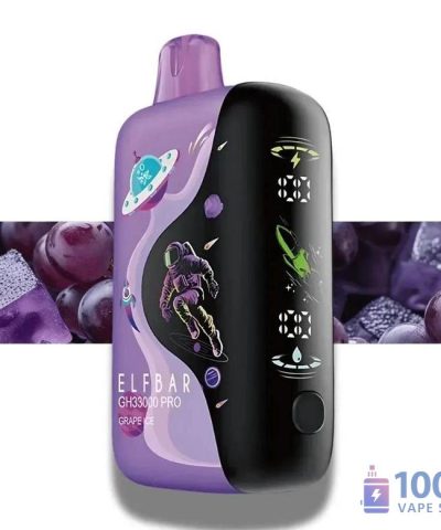 Elfbar GH33000 Pro Disposable Vape with 33,000 Puffs and Rechargeable Battery