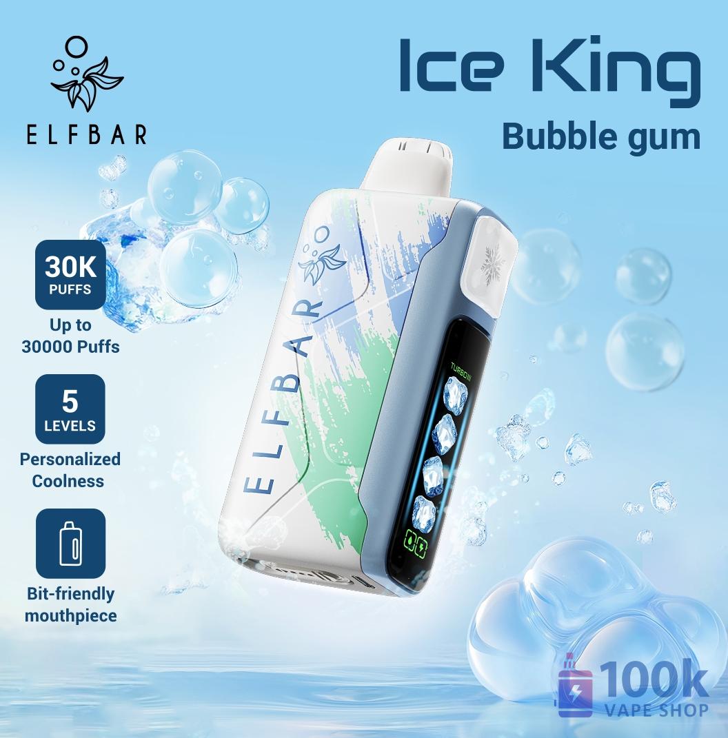 Elfbar Ice King 30000 Disposable Vape | 30,000 Puffs, Rechargeable – Image 2