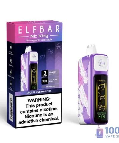 Alternative view of Elfbar Nic King 30000 Puffs Disposable Vape - 5% Nicotine, Rechargeable