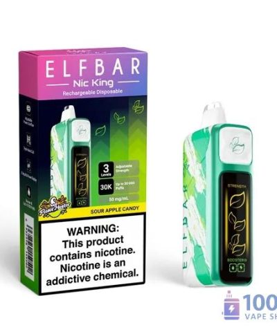 Elfbar Nic King 30000 Puffs Disposable Vape - 5% Nicotine, Rechargeable