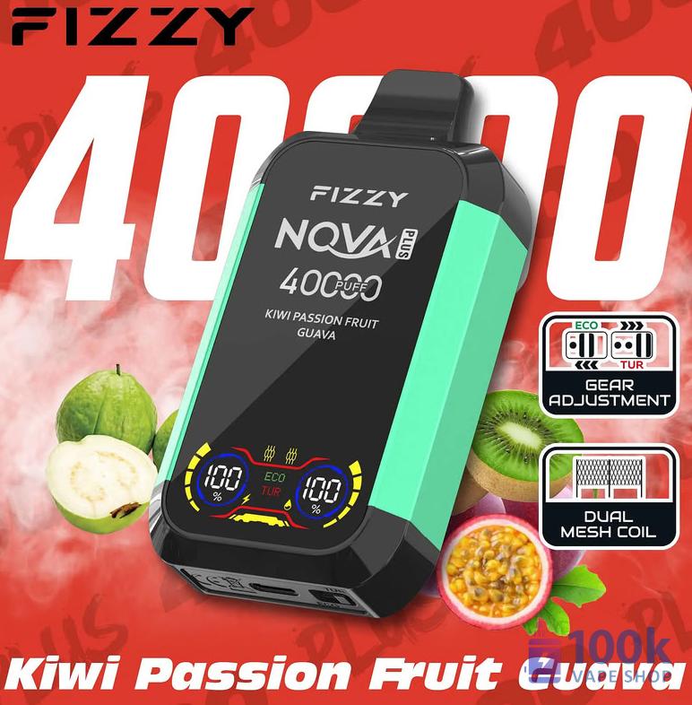 Fizzy 40,000 Puffs Disposable Vape with Mesh Coil & Custom Airflow - Image 3