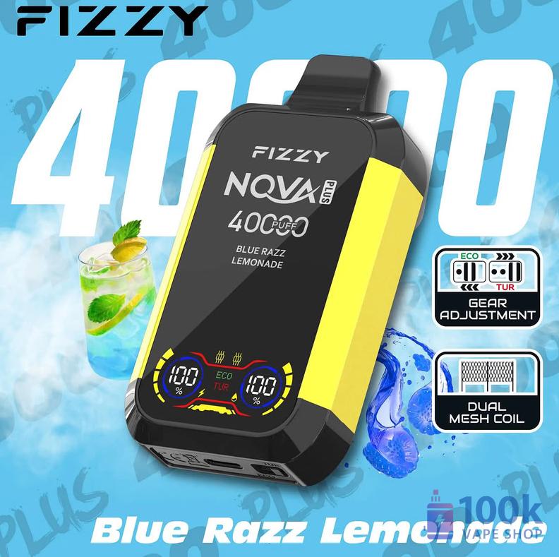 Fizzy 40,000 Puffs Disposable Vape with Mesh Coil & Custom Airflow - Image 5