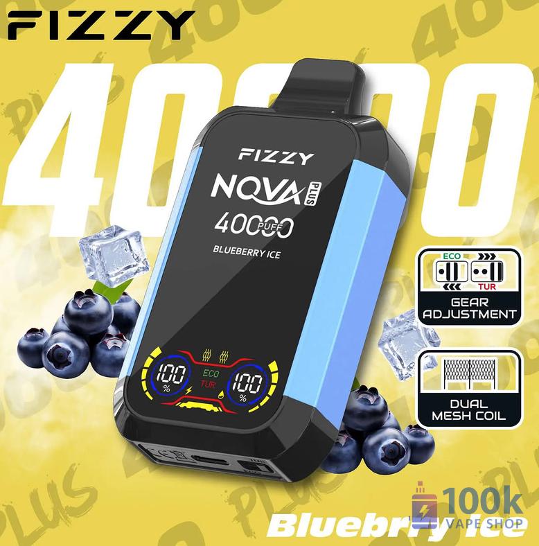 Fizzy 40,000 Puffs Disposable Vape with Mesh Coil & Custom Airflow - Image 6