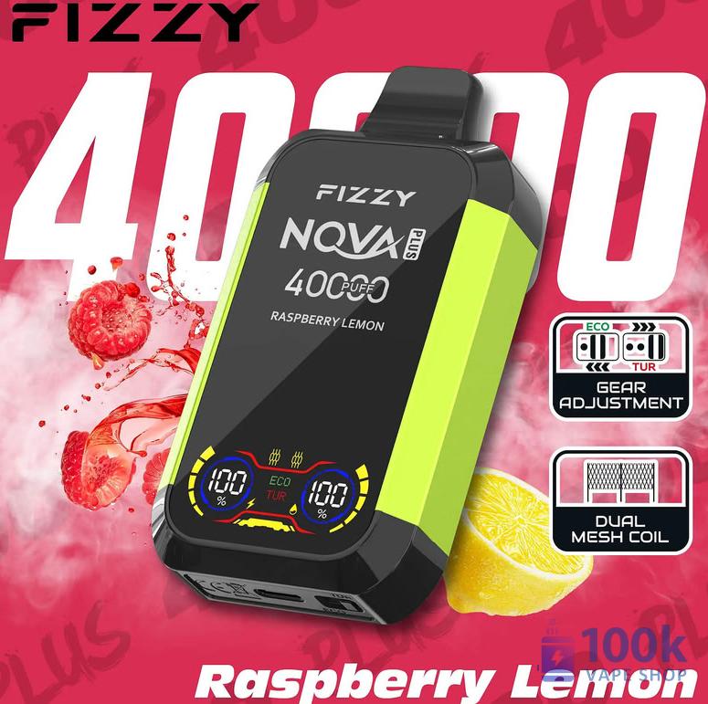 Fizzy 40,000 Puffs Disposable Vape with Mesh Coil & Custom Airflow