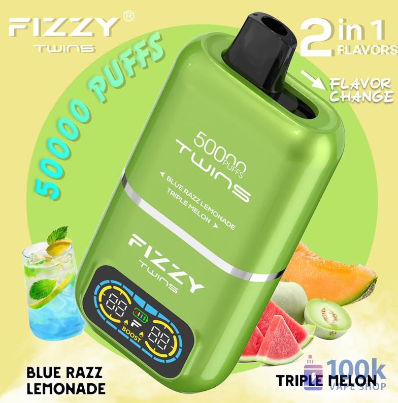 Fizzy 50000 2-in-1 Disposable Vape | 50,000 Puffs Mesh Coil - Image 3