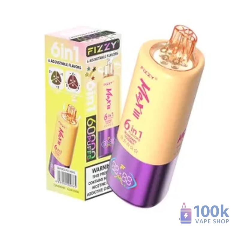 Fizzy 60,000 Puffs 6-in-1 Disposable Vape - Multiple Flavors - Billede 2