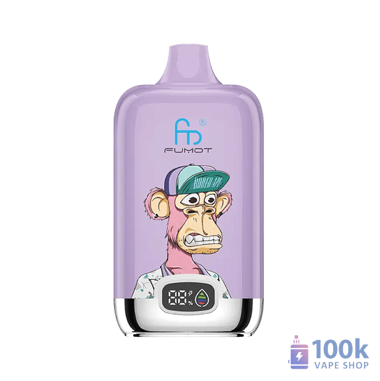 Fumot Digital Box 12000 Disposable Vape - LED Display, 20ML, Rechargeable - Image 2