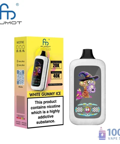 Alternative view of Fumot Digital Monkey Disposable Vape - 40,000 Puffs, Dual Engine, Rechargeable