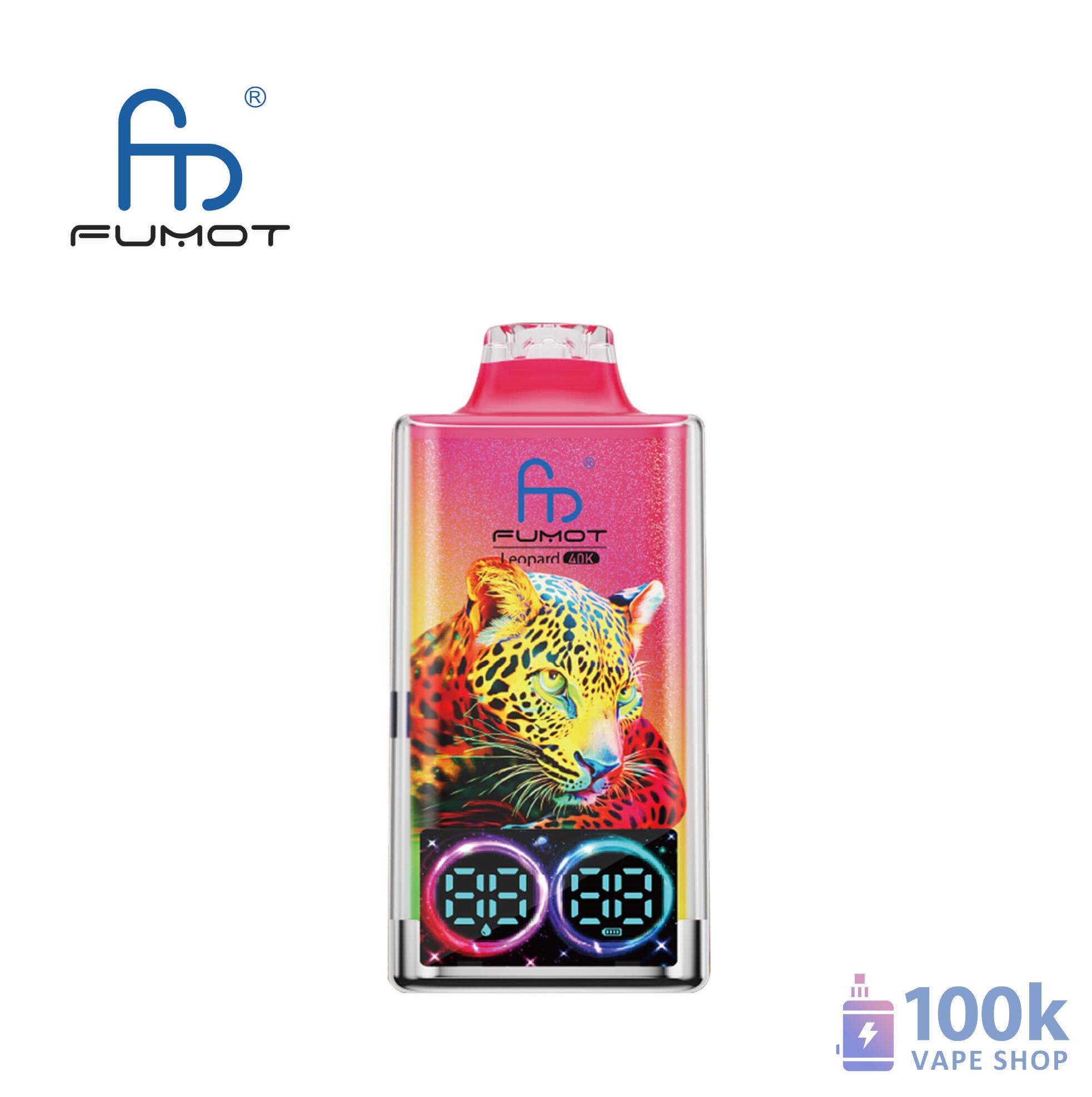 Fumot Leopard 40000 Disposable Vape - 40K Puffs, LED Screen & Fast Charging - Image 6
