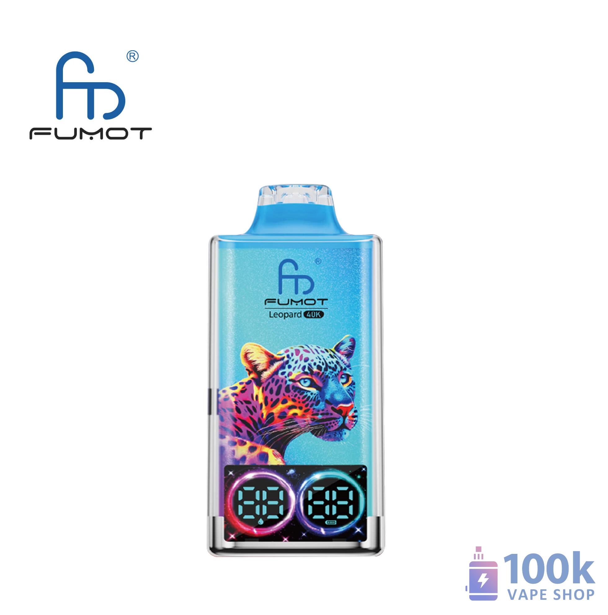 Fumot Leopard 40000 Disposable Vape - 40K Puffs, LED Screen & Fast Charging - Image 4
