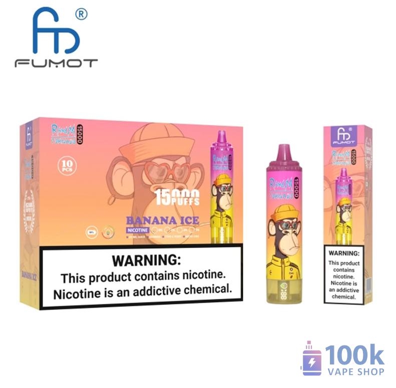 Fumot Tornado 15000 Rechargeable Disposable Vape with LED Display - Image 5