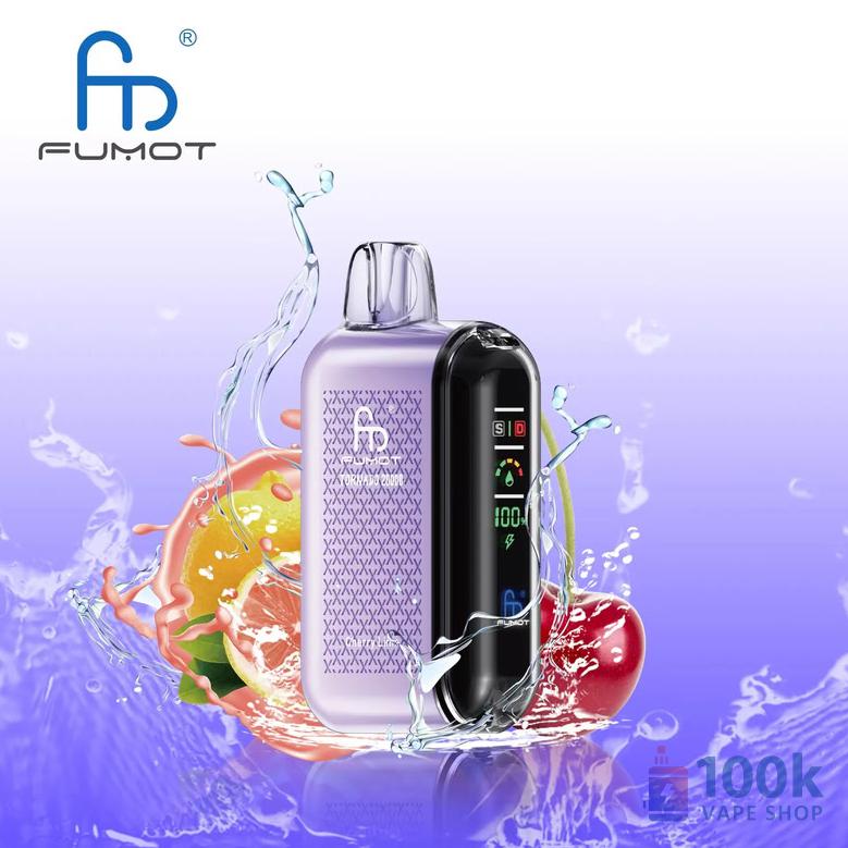 Fumot Tornado 20000 Disposable Vape: 20000 Puffs with LED Screen & Dual Mesh - Image 5