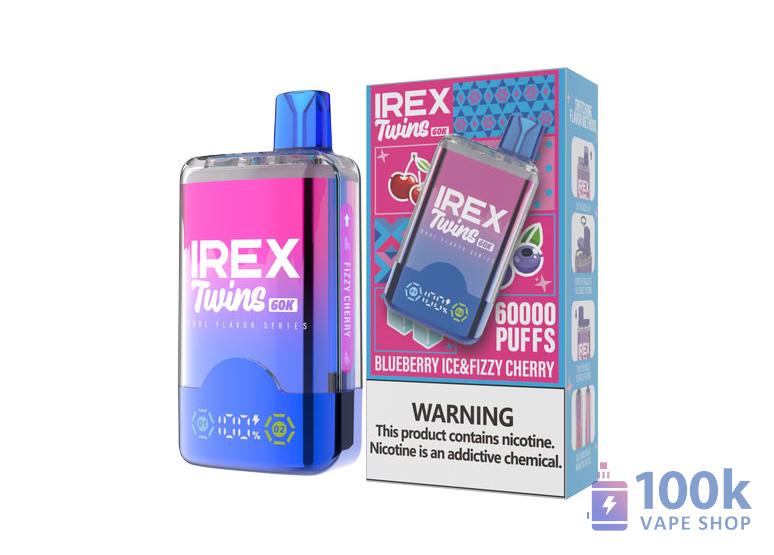 IREX TWINS 60000 Disposable Vape - Dual Tank, 40K Puffs, 5% Nicotine - Image 6