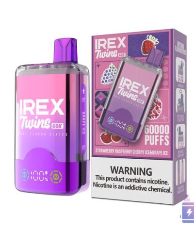 Alternative view of IREX TWINS 60000 Disposable Vape - Dual Tank, 40K Puffs, 5% Nicotine