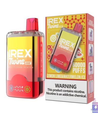IREX TWINS 60000 Disposable Vape - Dual Tank, 40K Puffs, 5% Nicotine