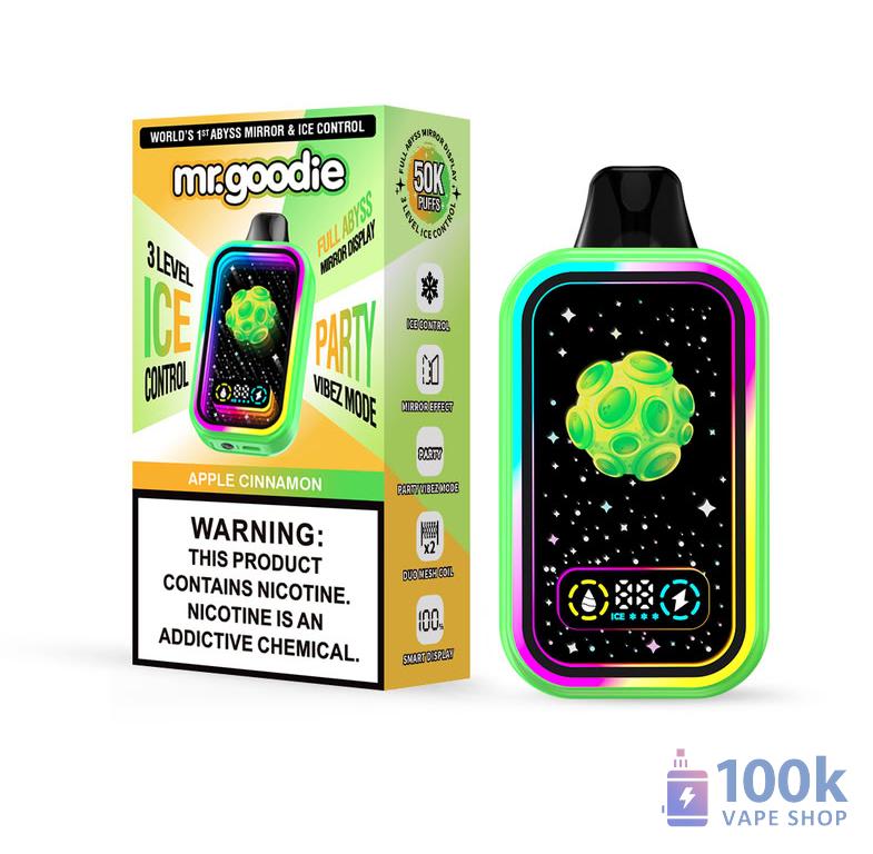 Mr.Goodie Abyss Mirror - 50,000 Puffs Disposable Vape with Advanced Display - Image 5