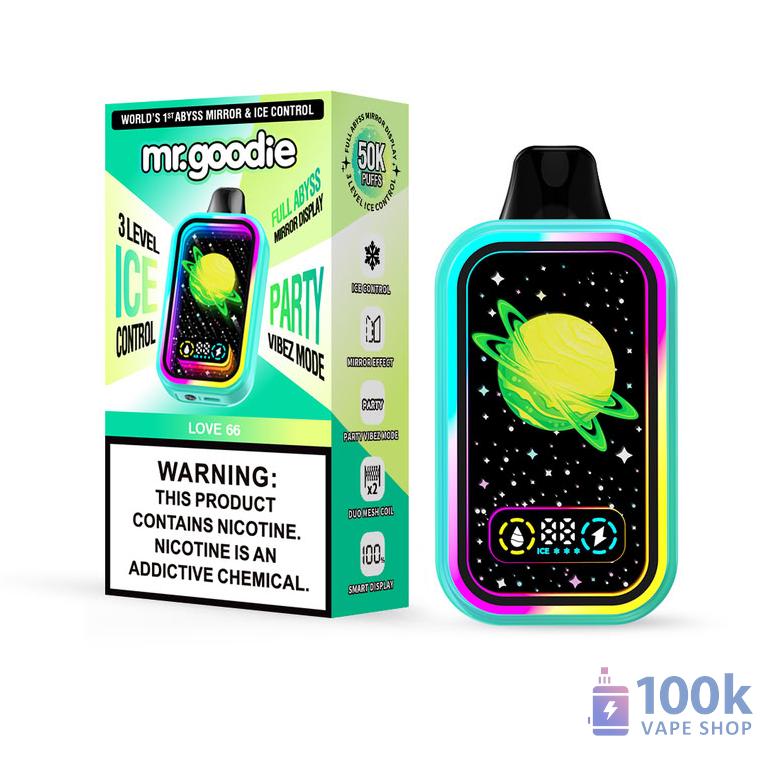 Mr.Goodie Abyss Mirror - 50,000 Puffs Disposable Vape with Advanced Display - Image 4