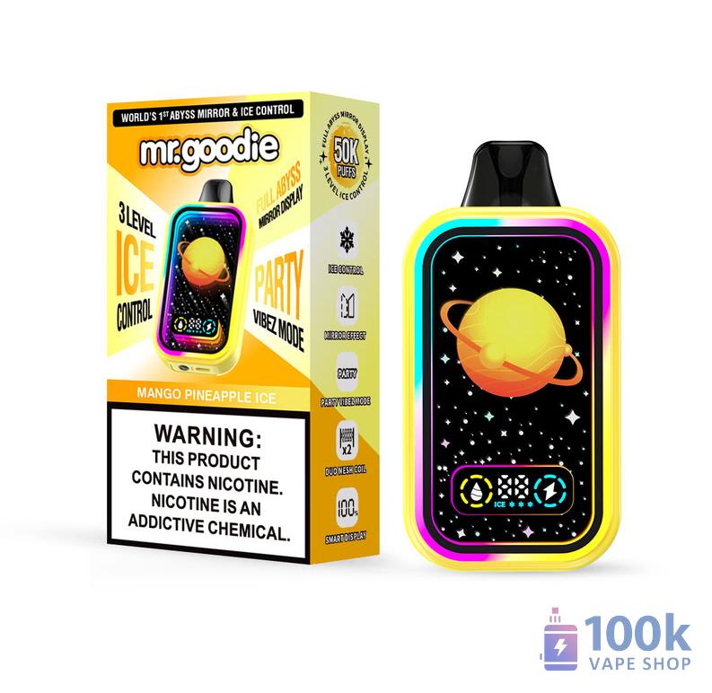 Mr.Goodie Abyss Mirror - 50,000 Puffs Disposable Vape with Advanced Display - Image 3