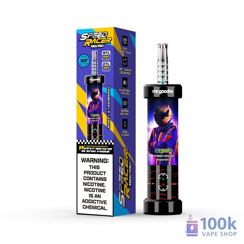 Mr. Goodie Speed Racer 80K Puffs Dual Mode Disposable Vape | 50ml