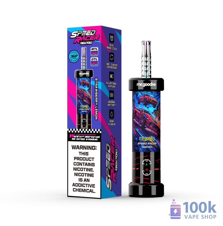 Mr. Goodie Speed Racer 80K Puffs Dual Mode Disposable Vape | 50ml - Image 3
