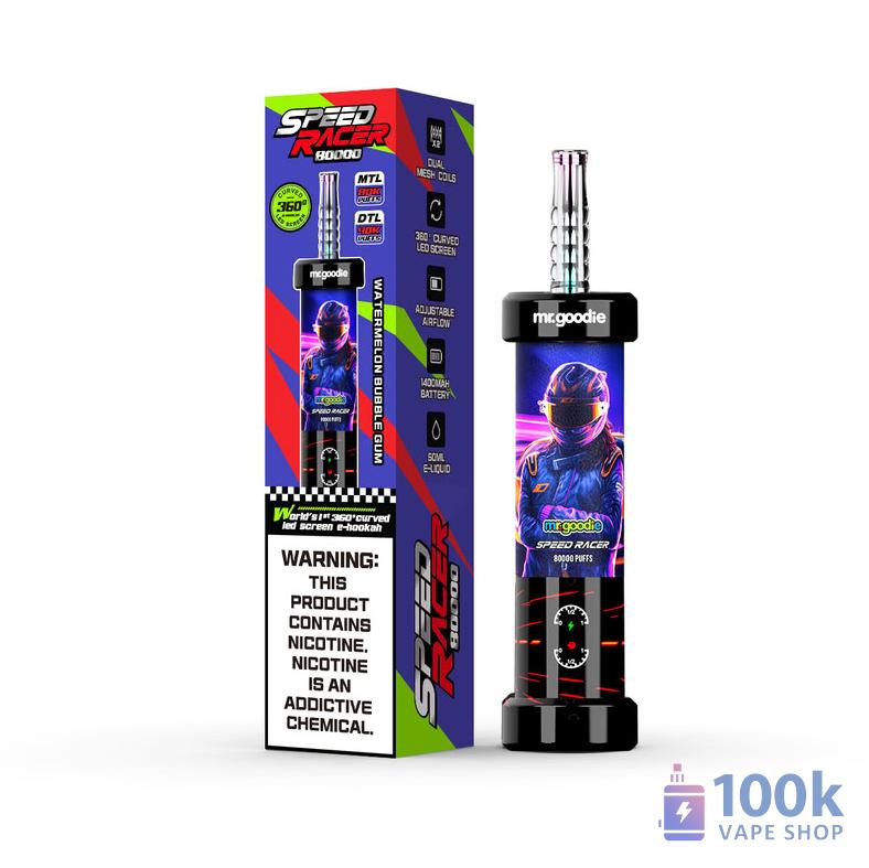 Mr. Goodie Speed Racer 80K Puffs Dual Mode Disposable Vape | 50ml - Image 6
