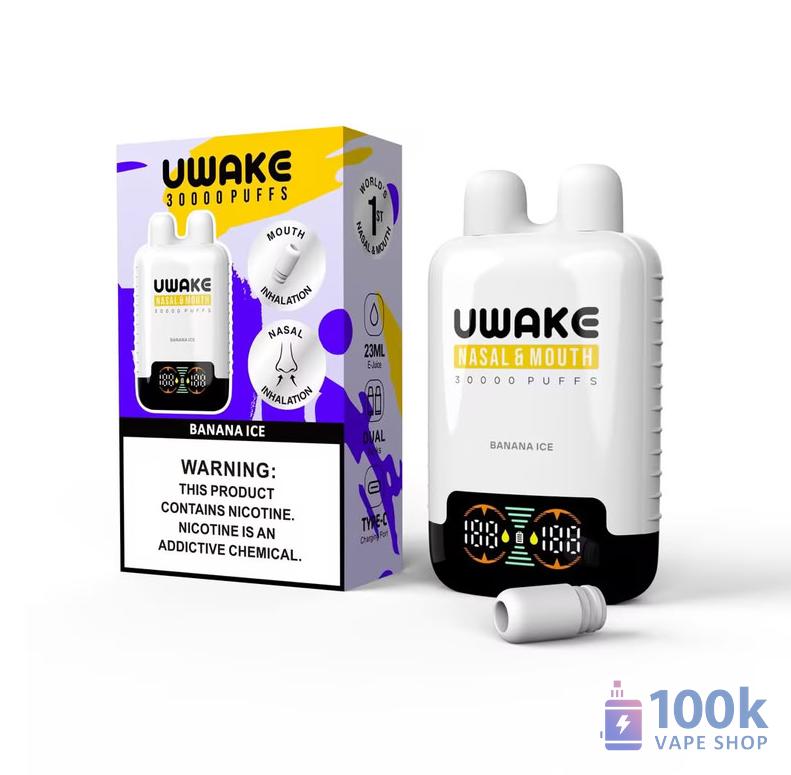 Mr.Goodie UWAKE Dual Tank Smart Screen Disposable Vape - 30,000 Puffs - Kép 3