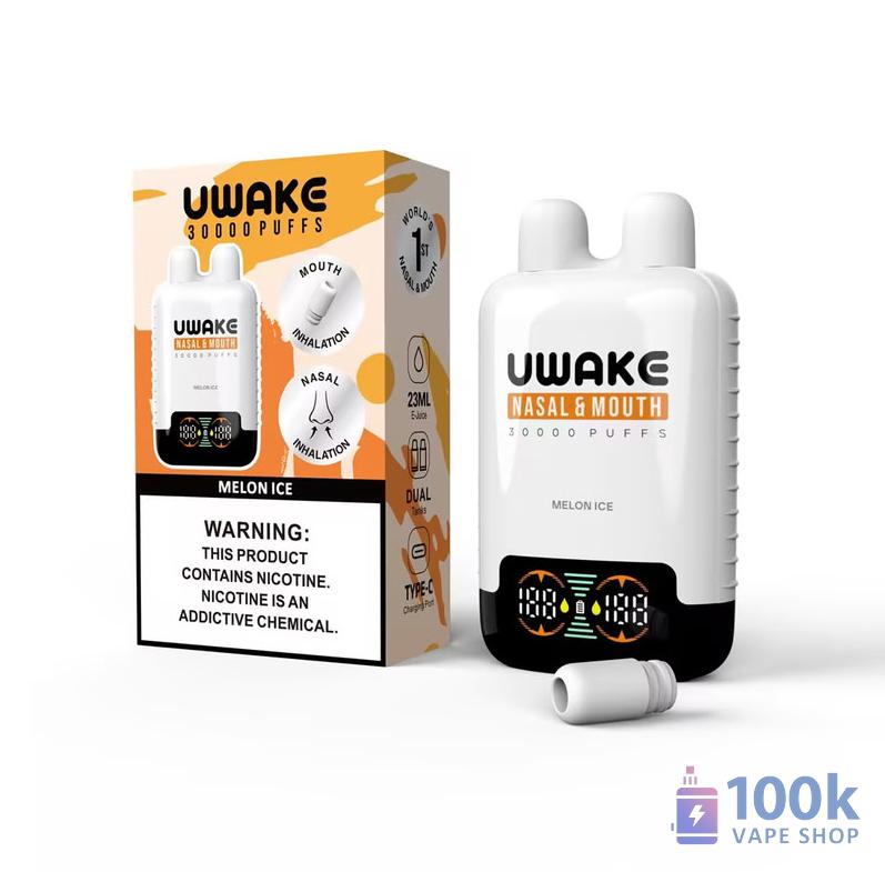 Mr.Goodie UWAKE Dual Tank Smart Screen Disposable Vape - 30,000 Puffs - Kép 4