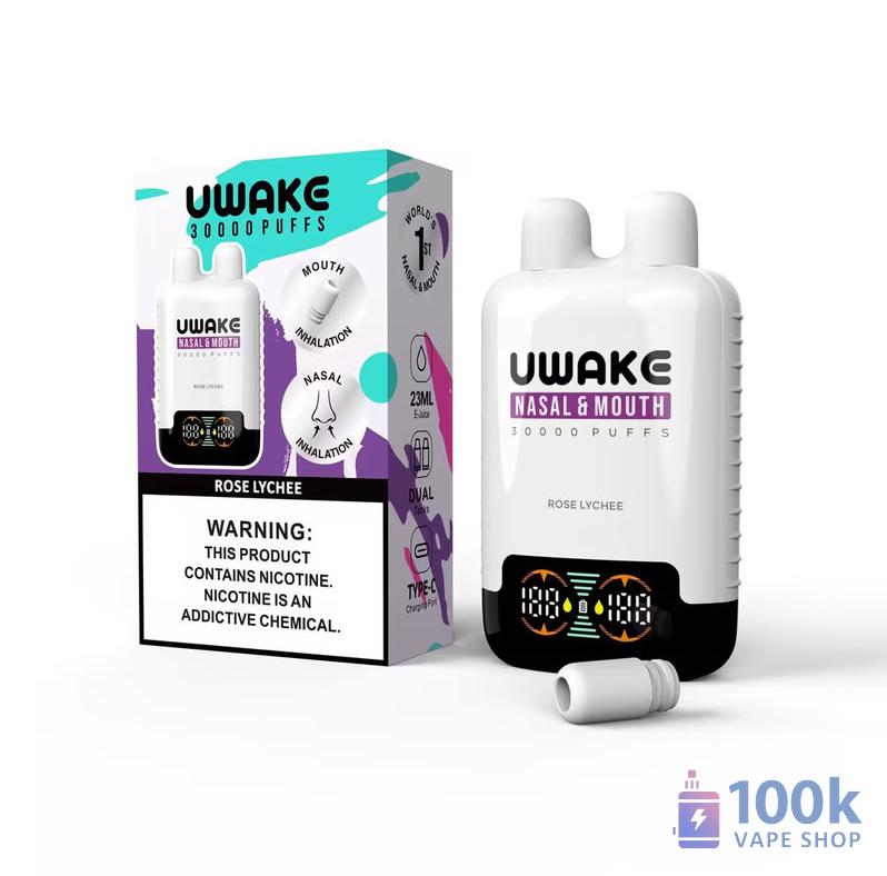 Mr.Goodie UWAKE Dual Tank Smart Screen Disposable Vape - 30,000 Puffs - Kép 5