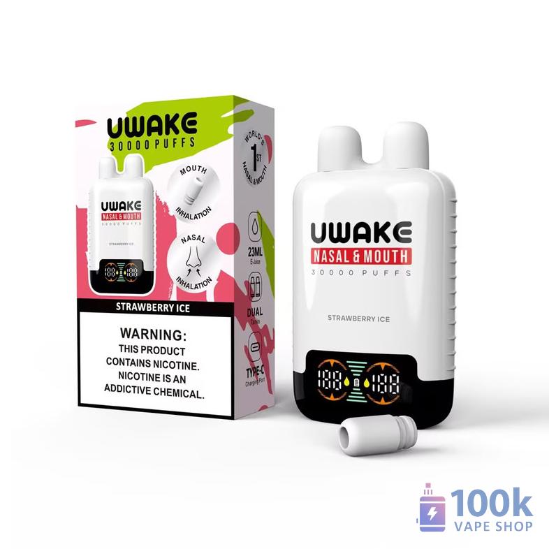 Mr.Goodie UWAKE Dual Tank Smart Screen eldobható vape - 30,000 Puffs