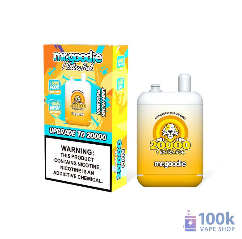 Mr.Goodie VM008 Disposable Vape - 20,000 Puffs, Dual Pod & 12 Flavors
