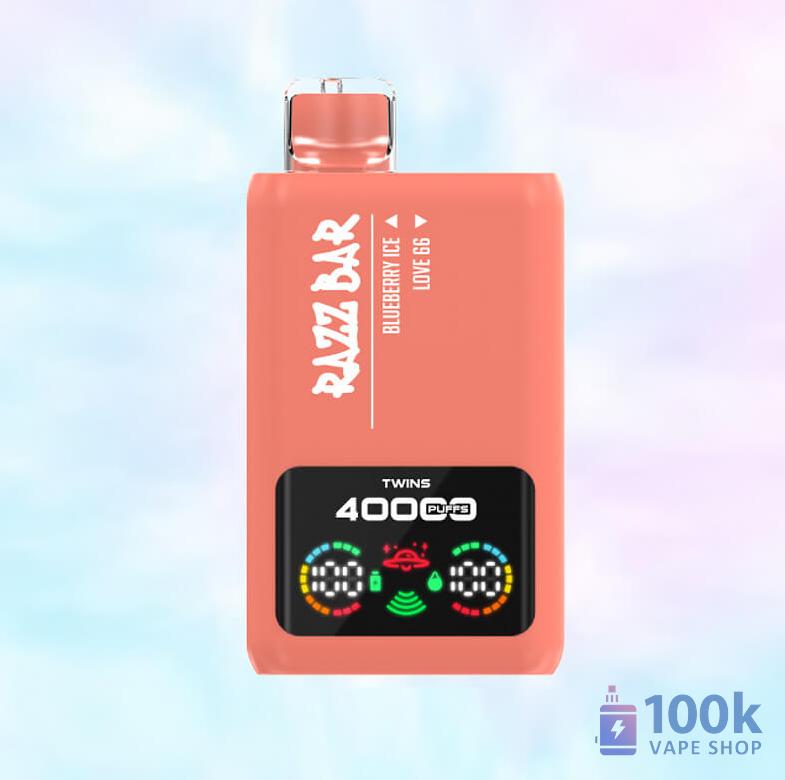 Razz Bar 40000 Puff Disposable Vape - 10 Double Flavors, Rechargeable - Εικόνα 2