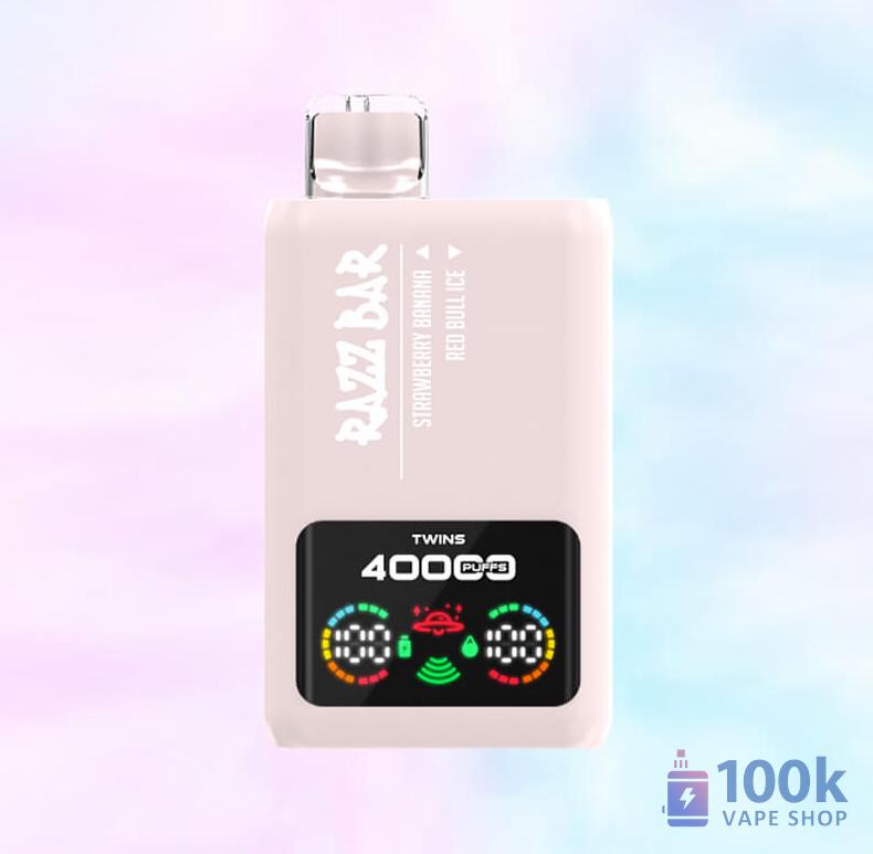 Razz Bar 40000 Puff Disposable Vape - 10 Double Flavors, Rechargeable - Εικόνα 3