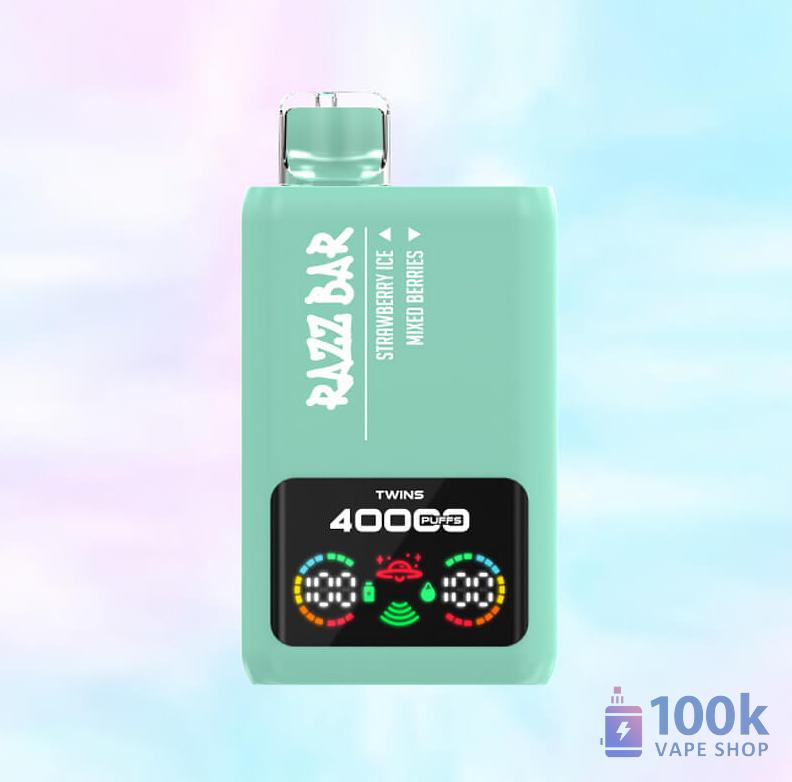 Razz Bar 40000 Puff Disposable Vape - 10 Double Flavors, Rechargeable - Εικόνα 4