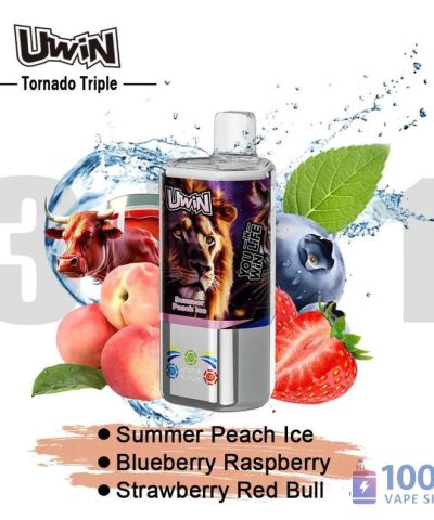 Uwin Tornado Triple 60K Disposable Vape – Triple Flavor, Triple Power