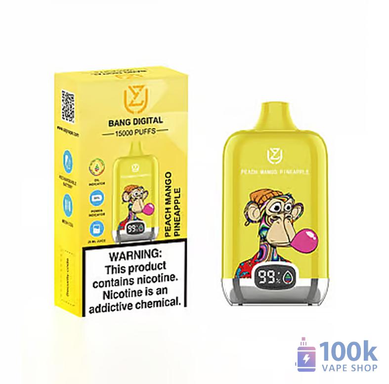 Uzy Bang Digital 15000 Disposable Vape | High-Performance Device