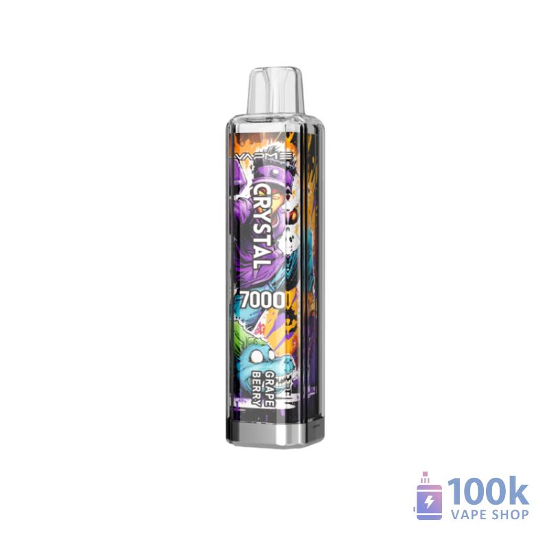 Vapme Crystal 7000 Disposable Vape, 30 Flavors, 7000+ Puffs, Multiple Nicotine - Image 5