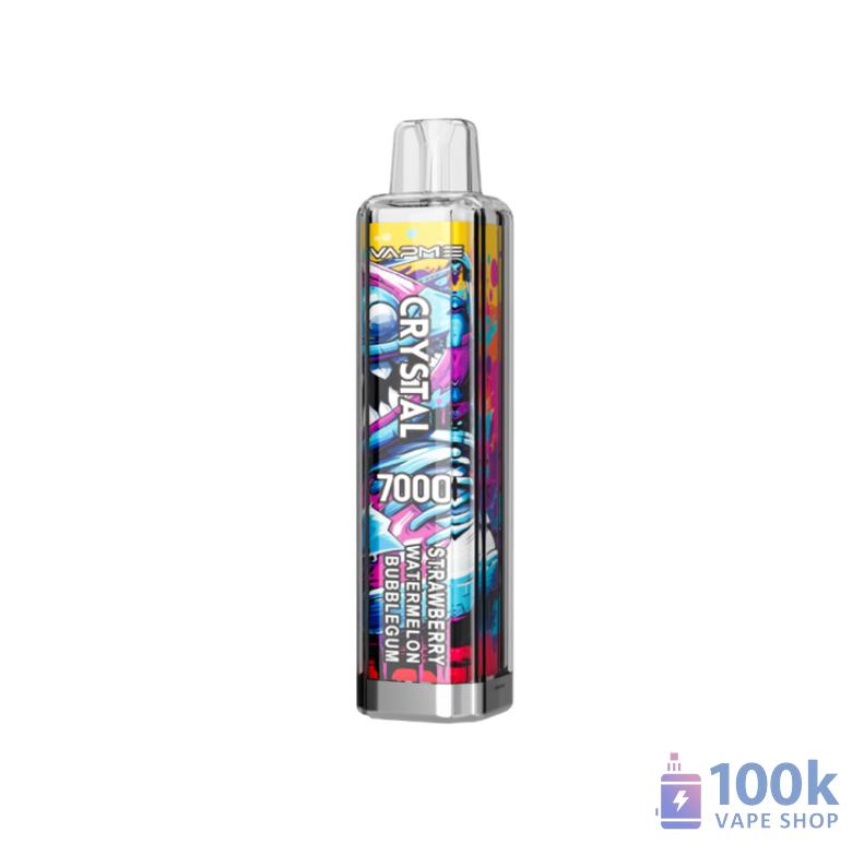 Vapme Crystal 7000 Disposable Vape, 30 Flavors, 7000+ Puffs, Multiple Nicotine - Image 3