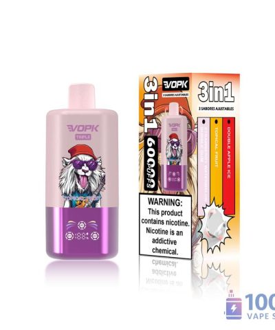 Alternative view of VOPK-TRIPE 60000 Puffs Disposable Vape - Triple Flavor 54mL Rechargeable
